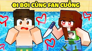 Thử Thách Đi Bơi Cùng FAN CUỒNG Trong Minecraft [upl. by Eelarak]