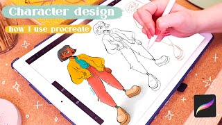 ✸ Character Design in Procreate ✸ How to Use Procreate Tutorial Gradient Maps amp Step by Step Guide [upl. by Ley394]