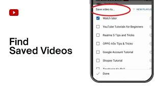 How to Find Saved Videos on YouTube in 2024 iOSAndroid [upl. by Nessa515]