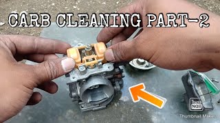 RAIDER 150 CARB CLEANING  part 2  INTERNAL CLEANING and assembling [upl. by Skipton384]