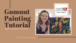 How To Paint Gumnuts An Acrylic Art Tutorial with Eileen Noyer [upl. by Grimonia]