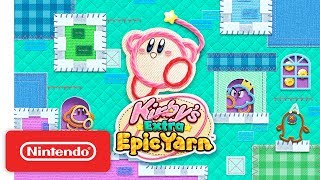 Kirby’s Extra Epic Yarn  Launch Trailer  Nintendo 3DS [upl. by Adorl144]