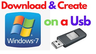 How to download and create windows 7 bootable usb for fresh install [upl. by Heywood420]