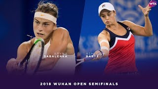 Aryna Sabalenka vs Ashleigh Barty  2018 Wuhan Open Semifinal  WTA Highlights 武汉网球公开赛 [upl. by Geraud]