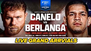 LIVE  Canelo vs Edgar Berlanga GRAND ARRIVALS amp Face Off video [upl. by Notlrak341]