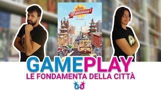 San Francisco Partita Completa al Gioco da Tavolo in cui costruiamo la città come piace a noi [upl. by Emad941]