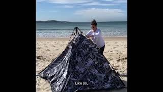 SUNPLAY Australia Beach Tent Set Up Demonstration [upl. by Kermit]