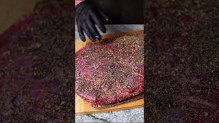 Pellet Smoker Texas Brisket [upl. by Shull610]