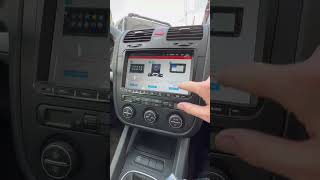 Install Android headunit car radio for Volkswagen Golf 5 with 8gb ram POWER  apple carplay [upl. by Ramyaj]