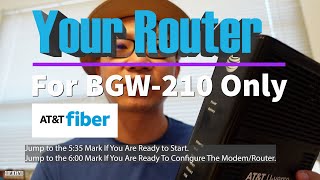 How to Use Your Own Router with ATampT Fiber Internet  2020 Update with BGW210700 [upl. by Elaynad]