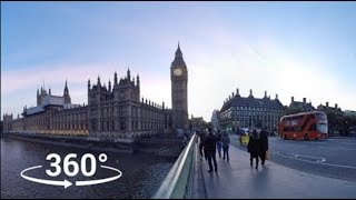 London Guided Tour in 360° VR [upl. by Aiynot473]