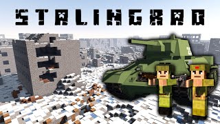 World War 2 in Minecraft  Battle of STALINGRAD [upl. by Mallen]