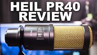 Heil PR40 Dynamic Mic Review  Test [upl. by Stempien]