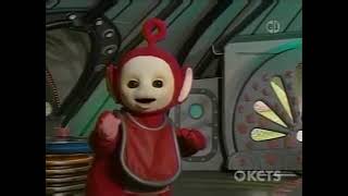 Teletubbies Segment  Pos Tubby Custard Handprints US Version [upl. by Wilhide636]