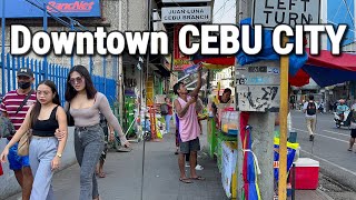 CEBU CITY Walking Tour 2024 Philippines  Exploring Downtown Cebu City [upl. by Haskins]