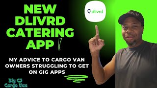 I tried the NEW Dlivrd App chance to win 500 Advice for gig app struggles  cargo van business [upl. by Gnud]