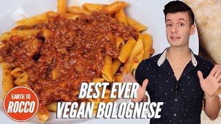 Best EVER Vegan Bolognese Recipe [upl. by Dorcy]