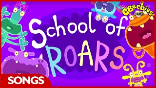 CBeebies Songs  School of Roars  Theme Tune [upl. by Tolecnal]