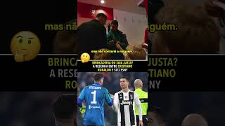 E essa resenha entre Cristiano Ronaldo e Szczesny após Polônia x Portugal fã esporte 🤔 shorts [upl. by Reace]