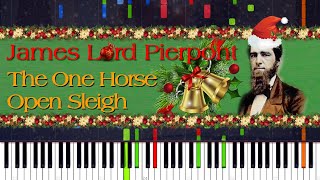 James Lord Pierpont  One Horse Open Sleigh Original 1857 Version Robert DeCormier Singers [upl. by Enyrehtac631]