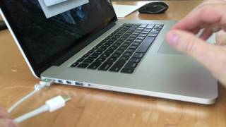 Connect Your MacBook Pro to a Desktop Monitor With Apples Mini DisplayPort to DVI Adapter [upl. by Neahs]