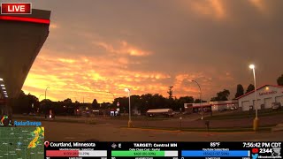 Minnesota Storm Chase  Live Stream Archive [upl. by Ahsina]