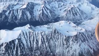 Beautiful Landing In Anchorage AK  Seattle to Anchorage on Alaska 737900 [upl. by Nay932]