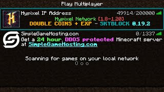 Hypixel Server IP Join Hypixel in 2023 [upl. by Lesig826]