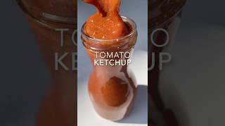 The BEST sugarfree whole food ketchup 🤯 vegan recipes ketchup sugarfree healthyfood tomato [upl. by Nelyahs]