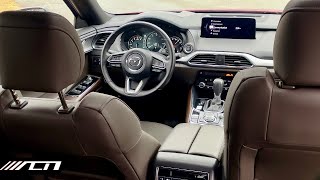 2023 Mazda CX9 Signature FULL Interior Review and Tour Luxury on a Budget [upl. by Rebme]