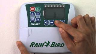 Rain Bird ESP RZX Manual Watering [upl. by Lathe]