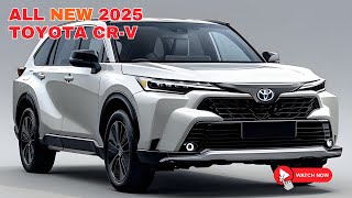 New 2025 Toyota CRV Fuel Cell Revealed  The Future of ZeroEmission SUVs [upl. by Hakilam349]