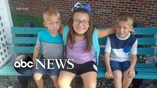 Family grieving after 3 siblings killed at Indiana school bus stop [upl. by Gans]