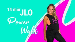 Jennifer Lopez Mix  14 Minute Power Walk Workout  At Home and Indoor Friendly [upl. by Harehs40]