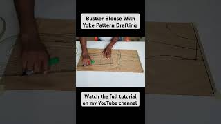 Threepiece hood pattern Making  How to draft threepiece hood from basic hood pattern shorts [upl. by Ayo]