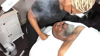 Gentlemen Facial wbeard cleanse  Full Video [upl. by Trainer]