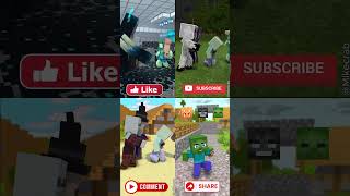 Which One The Best Zombie Becomes Buff Herobrine friendship shorts trending anime [upl. by Yhcir765]