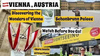 Discovering the Wonders of VIENNA AUSTRIA 🇦🇹 Schonbrunn Palace and More Iconic Attractions [upl. by Bina]