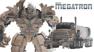 MEGATRON DOTM  Short Flash Transformers Series [upl. by Stevana]