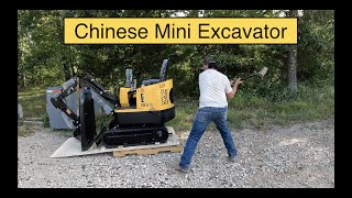 Chinese Mini Excavator Part 1 [upl. by Kahl28]