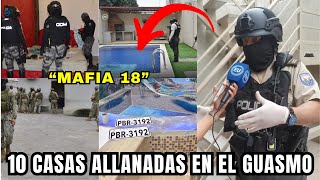 Policía Nacional allana 10 casas pertenecientes a la Banda “Mafia 18” [upl. by Leupold]