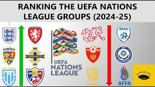 Ranking The 202425 UEFA Nations League Groups [upl. by Eener]