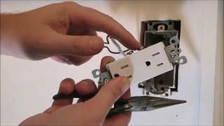 Tamper Resistant Electrical Outlet  Install Tutorial [upl. by Eustazio]