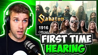 RAW amp POWERFUL  Sabaton  1916 FIRST REACTION [upl. by Nemzzaj919]