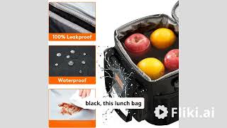 Lifewit Large Lunch Bag Insulated Lunch Box Soft Cooler [upl. by Retnyw]