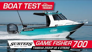 Tested  Surtees 700 Game Fisher with Yamaha 250 DES 4 stroke [upl. by Riddle]