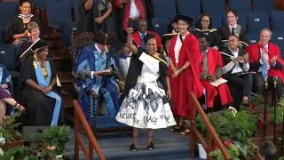 Nomzamo Mbatha Graduation Moment At UCT [upl. by Frieda775]