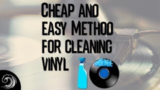 Cheap And Easy Method For Cleaning Vinyl Records [upl. by Lleinnad]