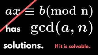 Number Theory  Linear Congruences Proposition 2 [upl. by Kooima]