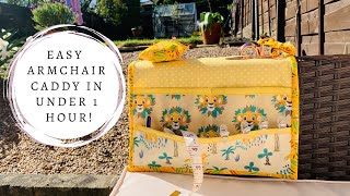 How To Sew An Armchair Caddy  Tutorial [upl. by Itin]